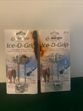 2 X Airgo Ice-O Grip  5 Prongs For Canes & Crutches ( B5 )